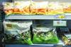 Bagged salads and carrots
